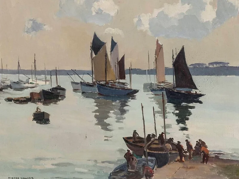 1897-Pierre Wagner - Barche da pesca